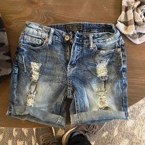 Cato women’s cut off destress shorts faded cute as can be!